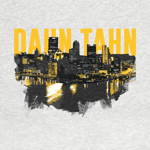 Dahn Tahn Pittsburgh Skyline by polliadesign